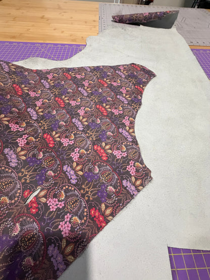 Leather Remnant Floral