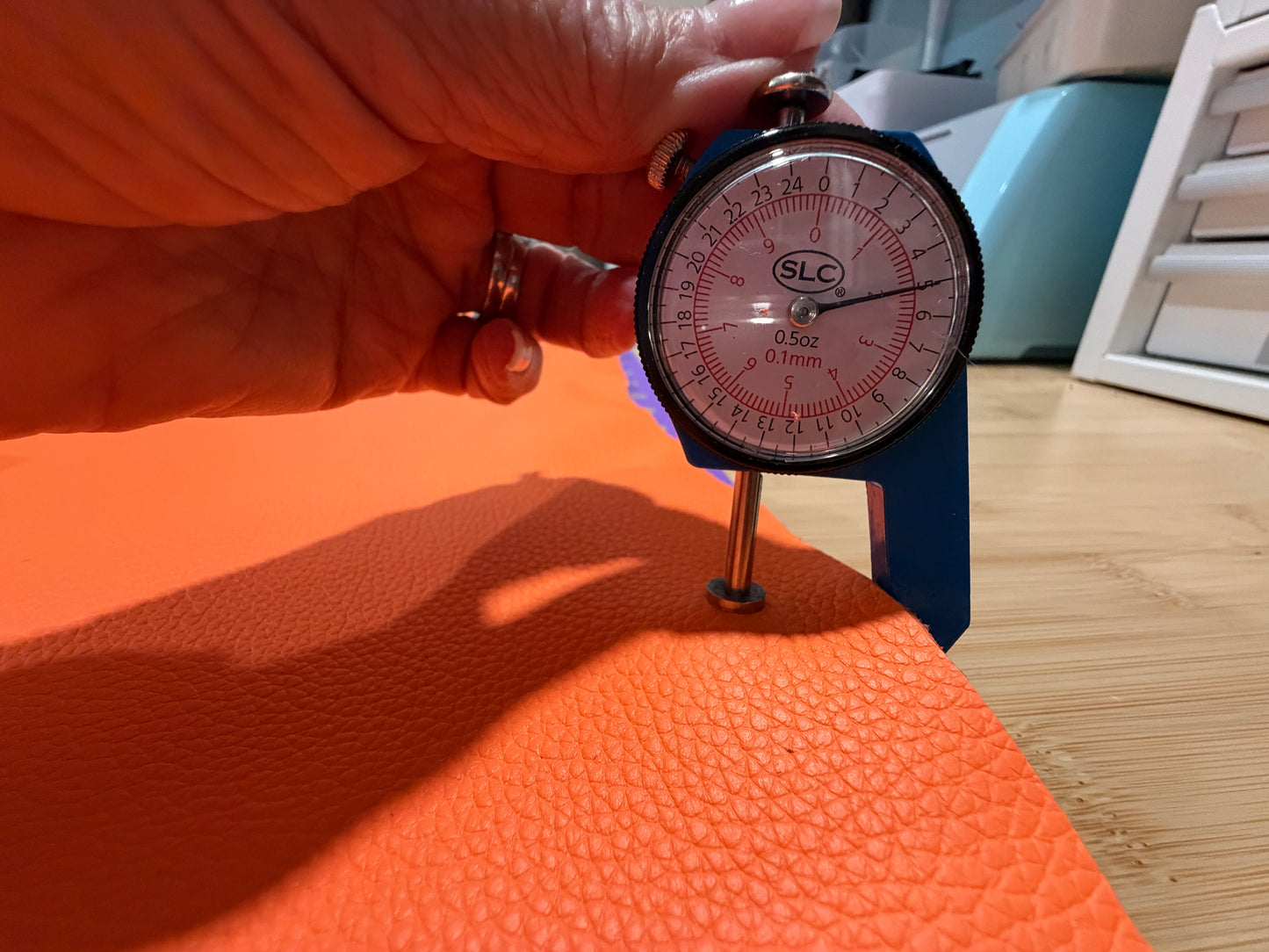 Leather Hide Quarter Hide Orange