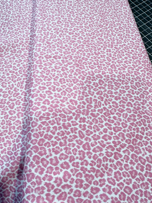 Wild Cheetah Pink Soft fabric