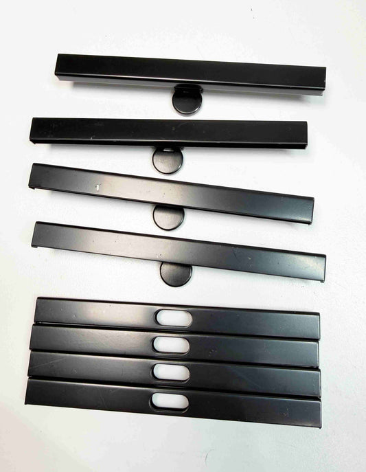 Purse Clasp 4.5" Black Matte (Seconds)