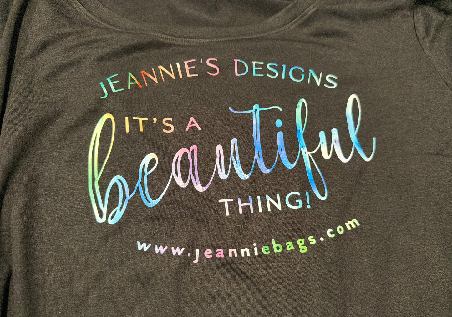 It's a Beautiful Thing T-shirt Tie Dye 3/4 length sleeve