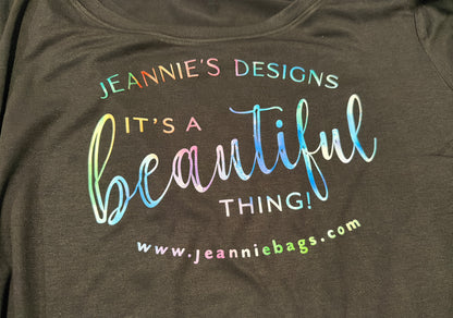 It's a Beautiful Thing T-shirt Tie Dye 3/4 length sleeve
