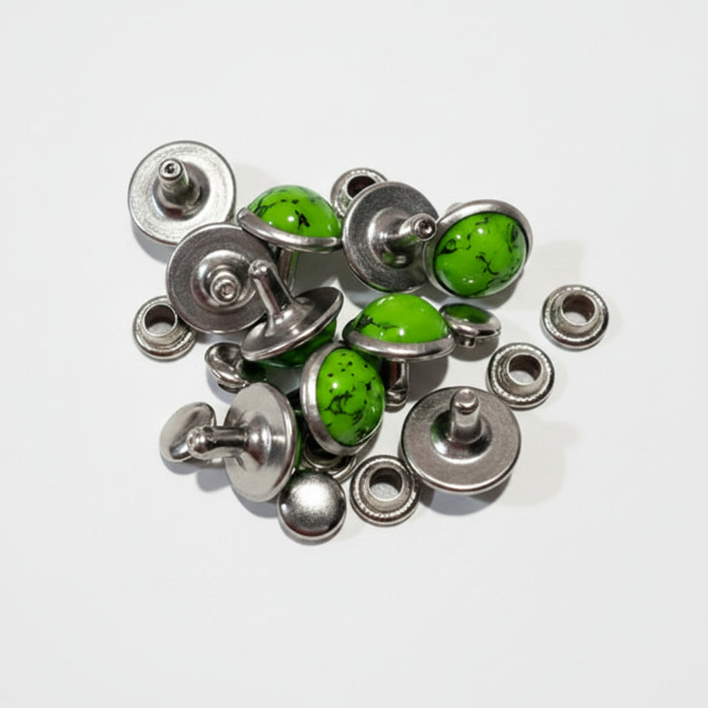 Synthetic Stone Dome Rivets 10 Pack