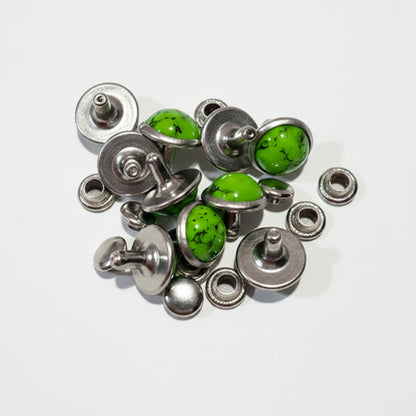 Synthetic Stone Dome Rivets 10 Pack