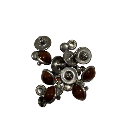 Synthetic Stone Dome Rivets 10 Pack