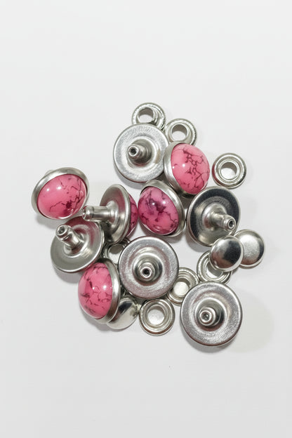 Synthetic Stone Dome Rivets 10 Pack