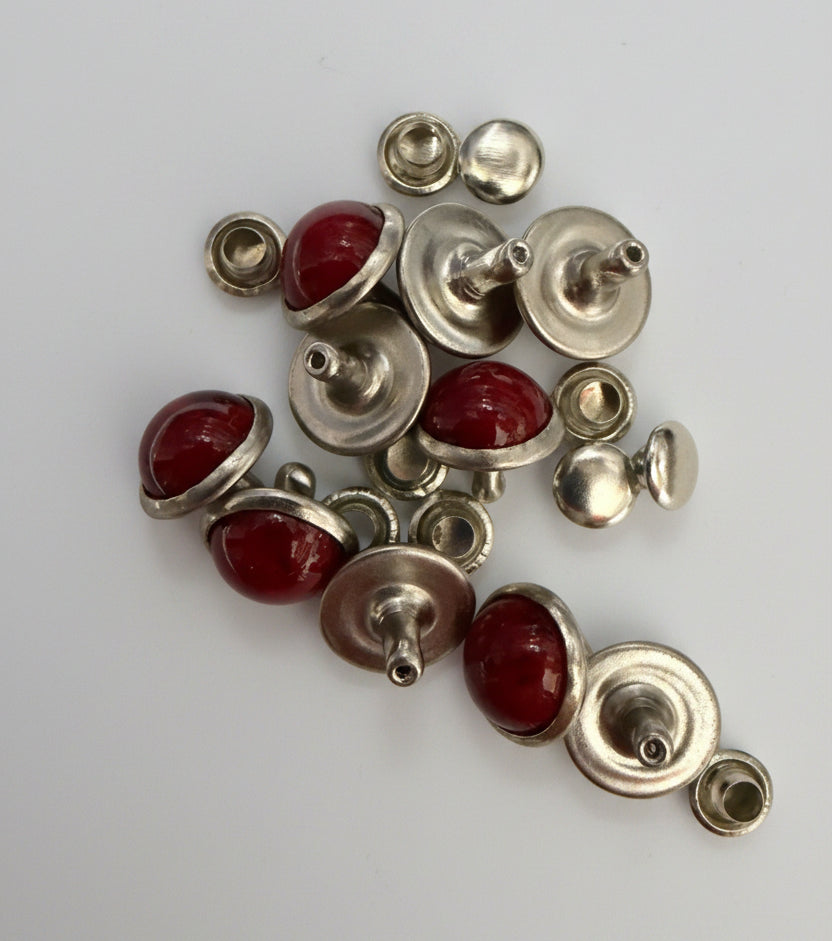 Synthetic Stone Dome Rivets 10 Pack