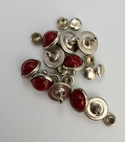 Synthetic Stone Dome Rivets 10 Pack