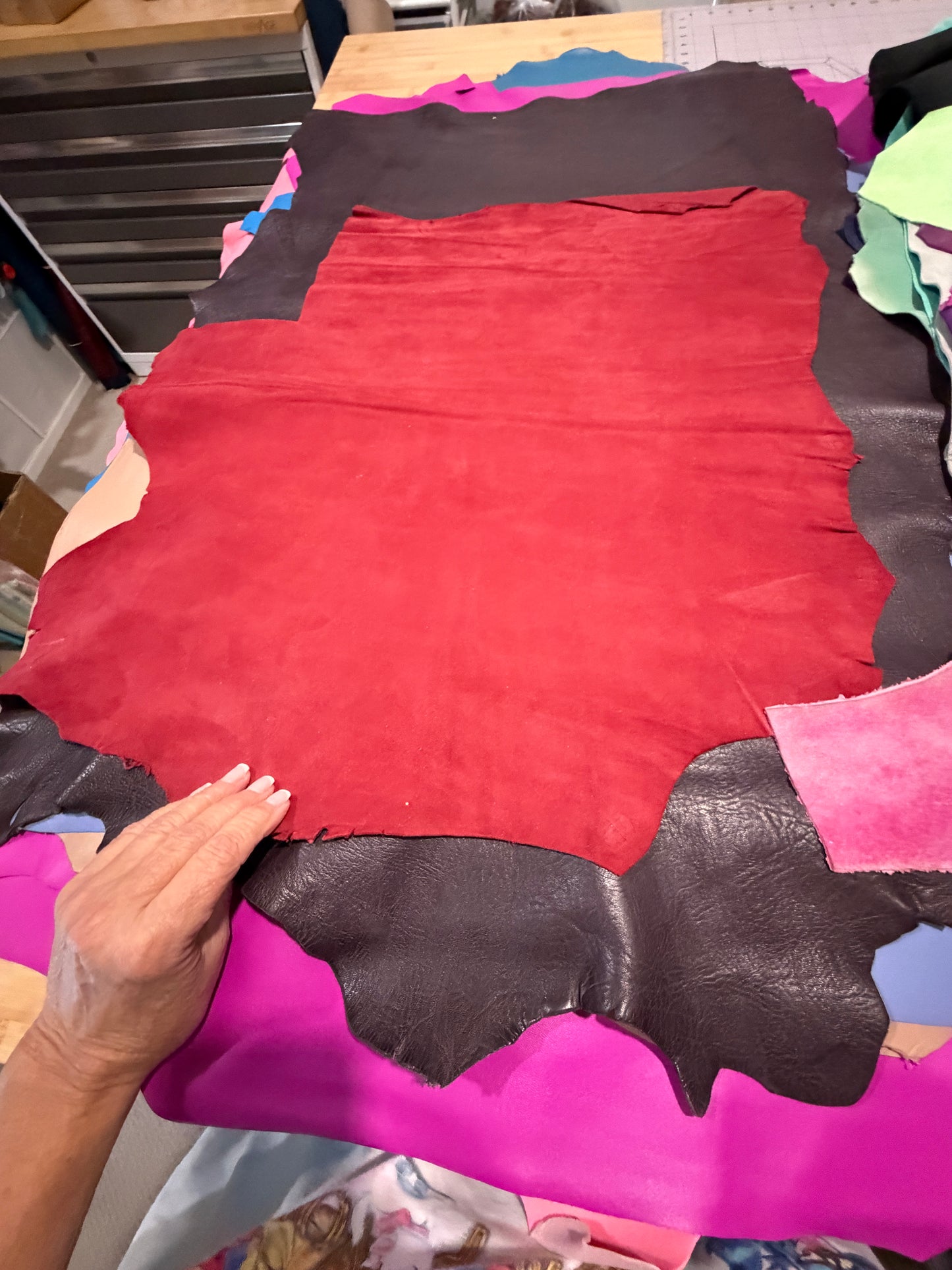 Lamb or Goat Hides - No skiving needed
