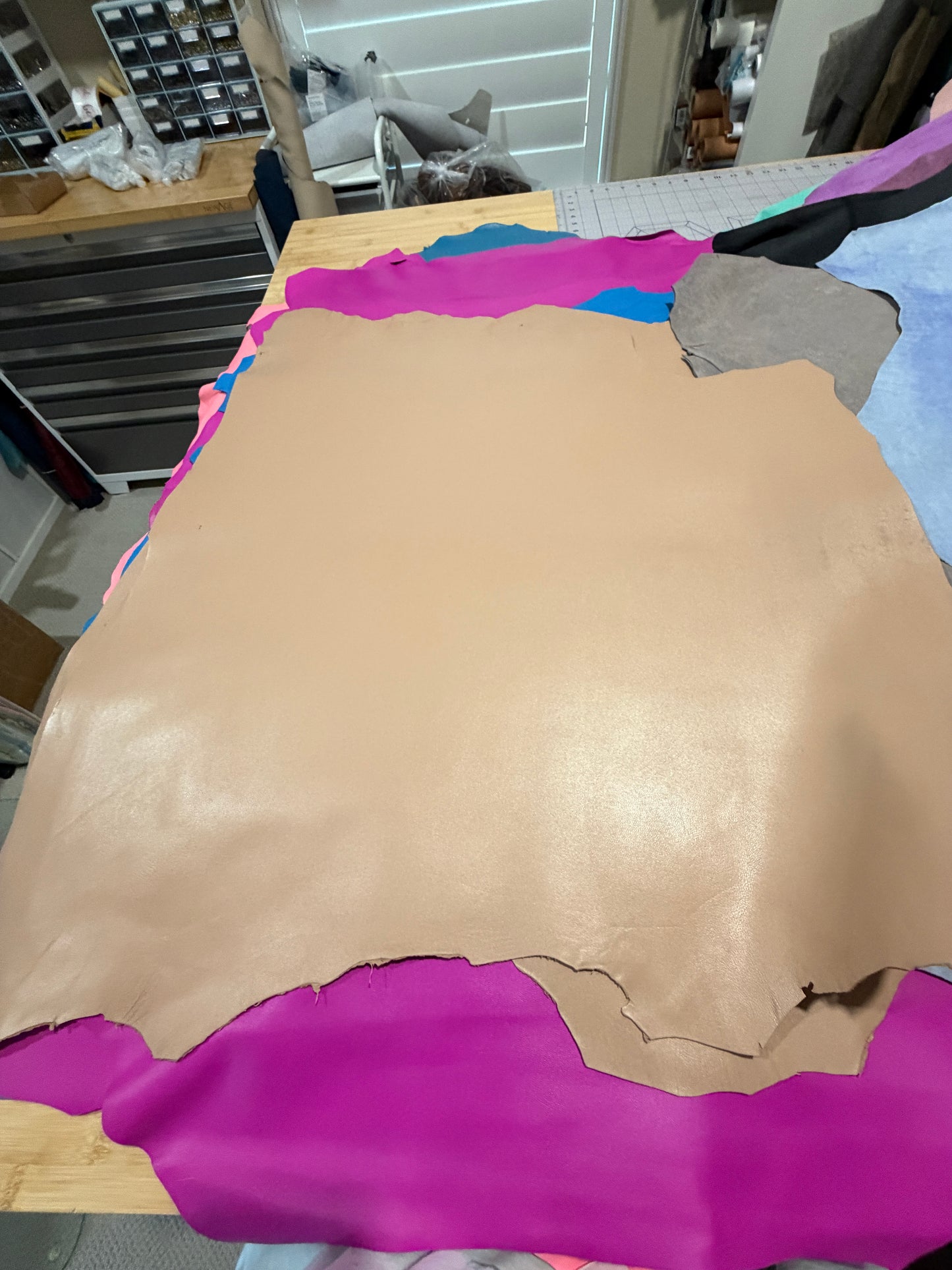 Lamb or Goat Hides - No skiving needed
