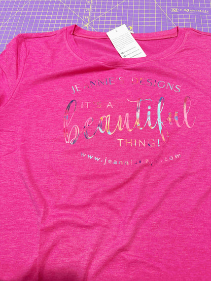 It's a Beautiful Thing T-shirt Tie Dye 3/4 length sleeve