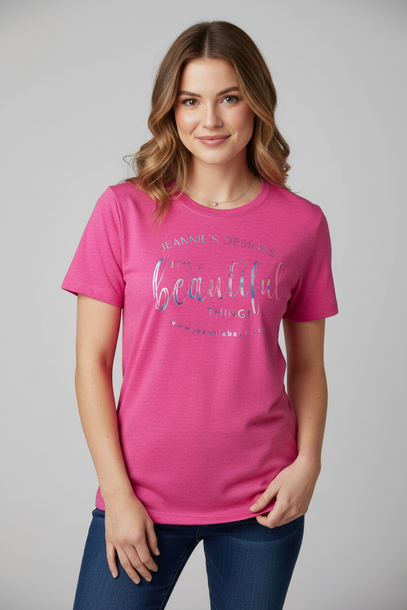 It's a Beautiful Thing T-shirt Tie Dye 3/4 length sleeve