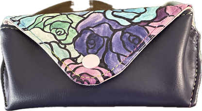 Men's or Women's Eye Glass Case Vinyl or Cork