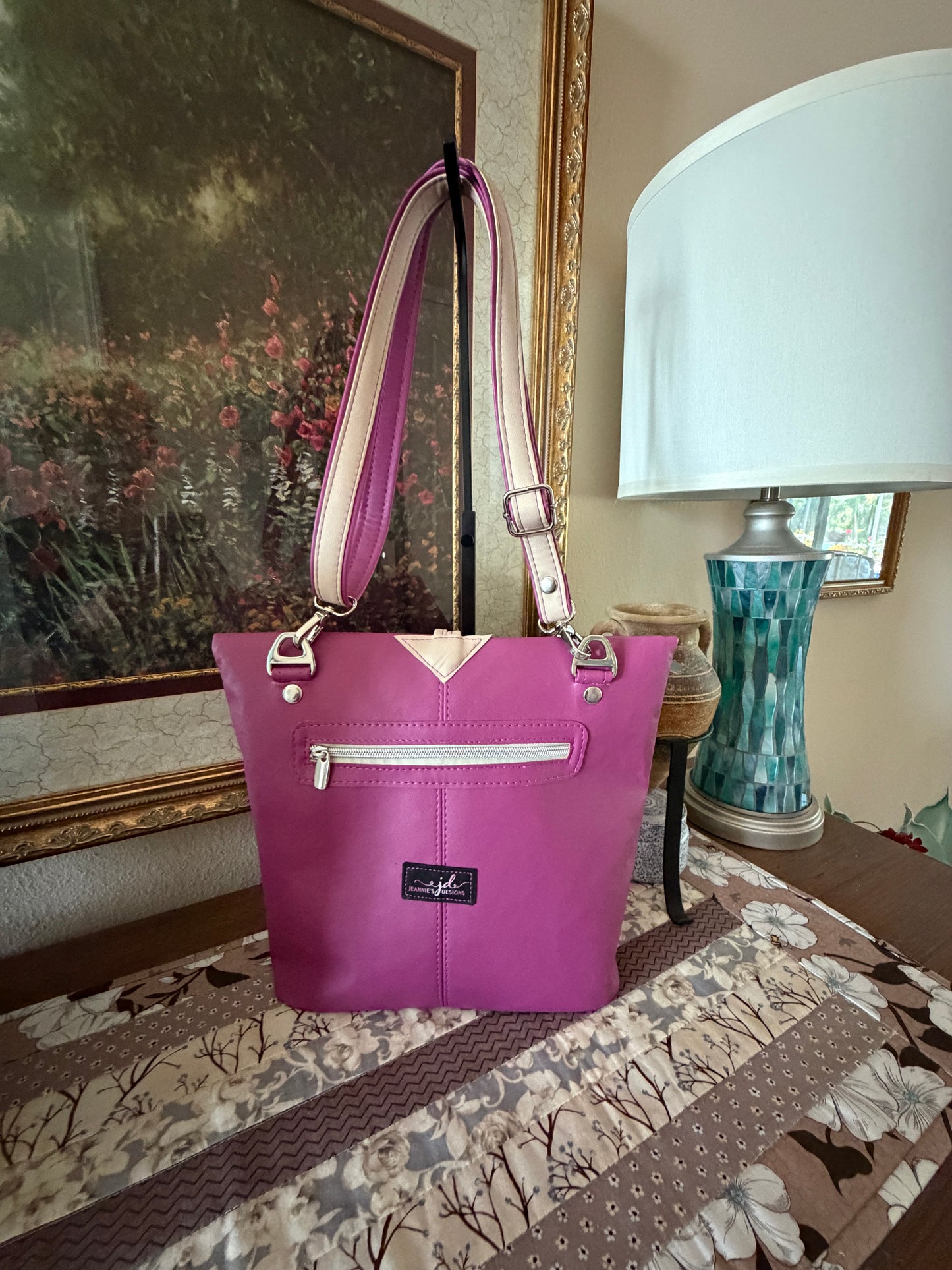 The Willa Foldover Crossbody Magneta