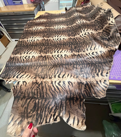 Tiger Print Single Shoulder Multi Brown