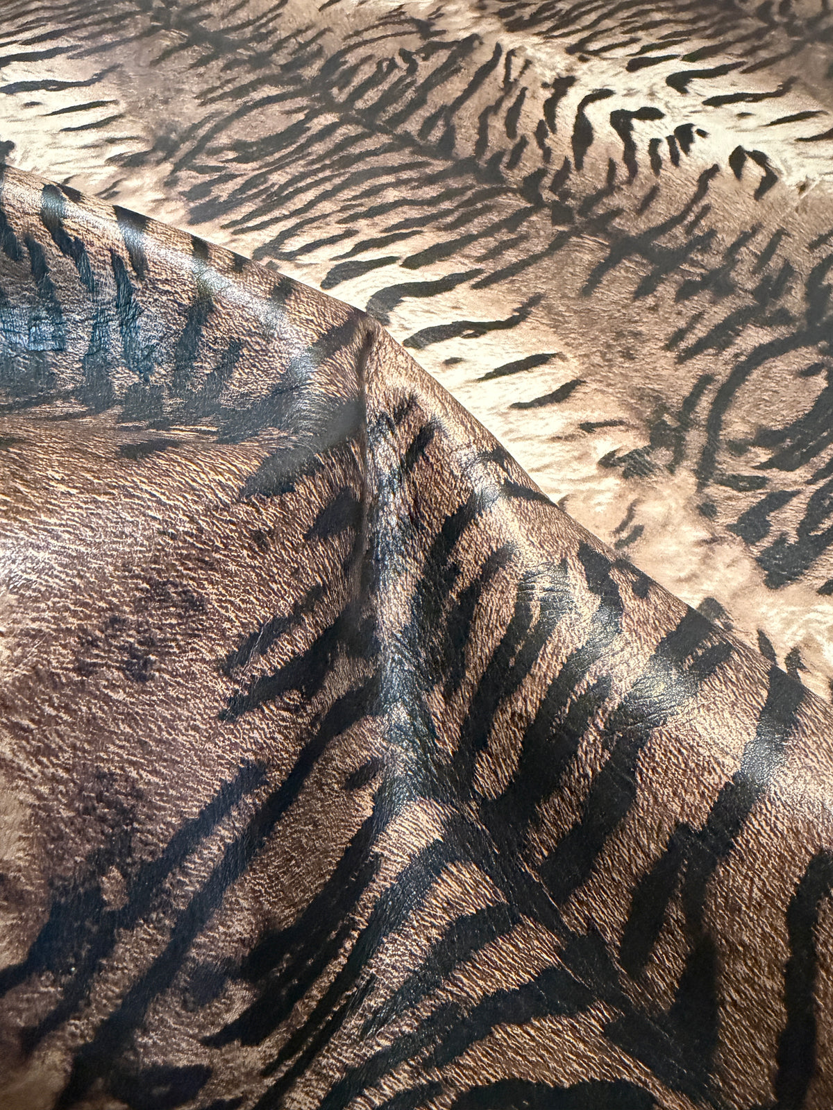 Tiger Print Single Shoulder Multi Brown