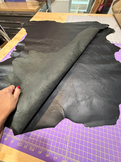 Distressed Goat Skin Leather
