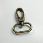 1" Swivel Snap Hooks Matte Black, Matte Rainbow or Antique Brass Set of 2