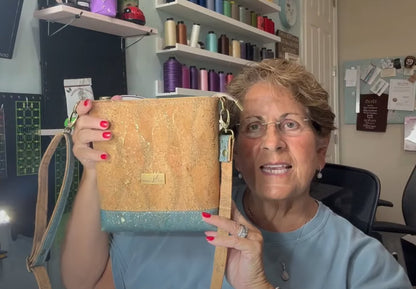 Mini Box Tote Cork Handbag