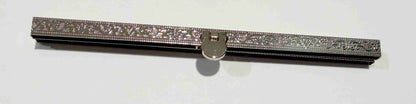 EMBOSSED Purse Bar Clasp Sold Individually 7.5" Choose color