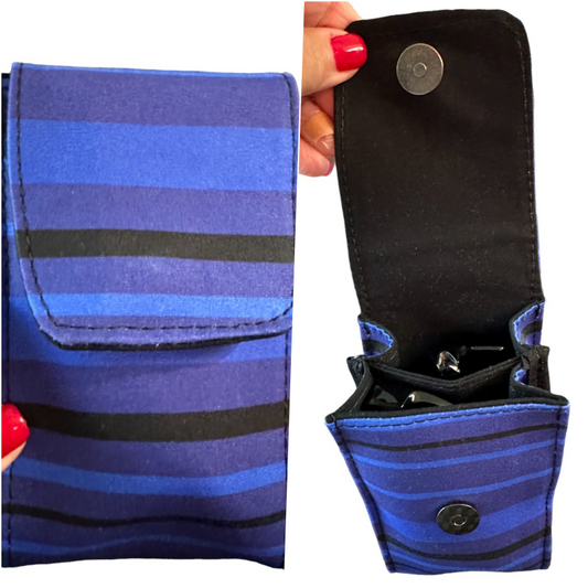 Blue Floral Vinyl Handbag Gorgeous – Jeannie's Designs