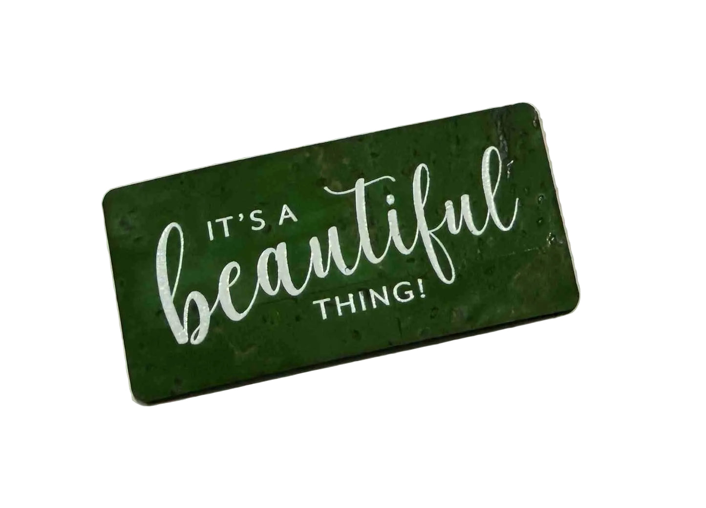 "It's a Beautiful Thing" Cork Tag