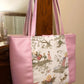 Pink Nursery Toile Diaper Bag