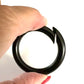 Gate Ring Antique Brass, Matte Rainbow, Matte Black 1.25" Set of 2