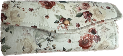 Ready to Ship Necessary Clutch Wallet NCW Organizer Credit Cards Zippered Gorgeous Floral Roses