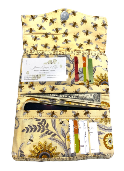 Ladies Wallet Organizer Choose your fabric Marilyn Wallet