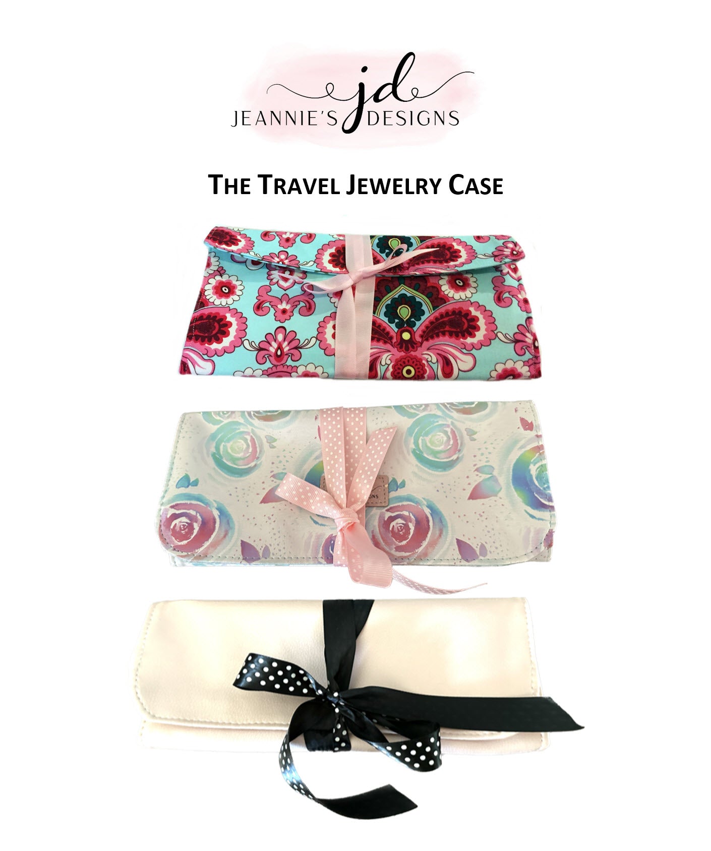 The Travel Jewelry Case Pattern - Digital Download – Jeannie's Designs