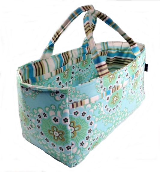 Scrapbooking Caddy Storage Tote Craft Sewing Tote Amy Butler Daisy Chain fabric