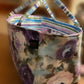 Scrapbooking Caddy Storage Organizer Bin Craft Sewing Tote Dreaming of Tuscany Regal Roses fabric