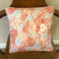 Cottage Chic Throw Pillow Cover Cording 3 Sisters Sanctuary Floral Bee Grateful fabric Zippered