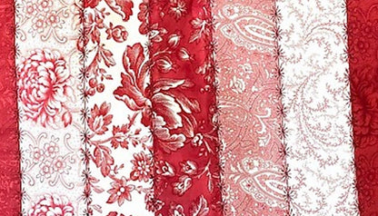 Tote Purse Handbag Patchwork Cranberries fabric 3 Sisters Matching Wallet too