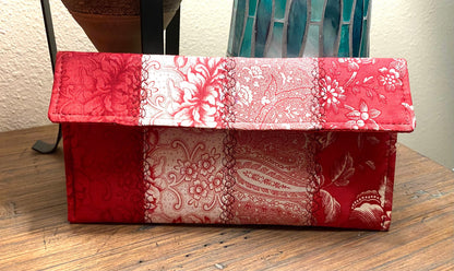 Tote Purse Handbag Patchwork Cranberries fabric 3 Sisters Matching Wallet too