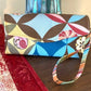 Ready to Ship Necessary Clutch Wallet NCW Organizer Credit Cards Zippered Amy Butler Ginger Bliss Kimono fabric