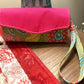 Ready to Ship Necessary Clutch Wallet NCW Organizer Credit Cards Zippered Amy Butler Ginger Bliss Deco Bouquet fabric