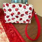 Ready to Ship Necessary Clutch Wallet Mini NCW Organizer Credit Cards Zippered Ladybug Red Black