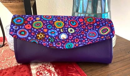 Ready to Ship Necessary Clutch Wallet NCW Organizer Credit Cards Zippered Purple Passion