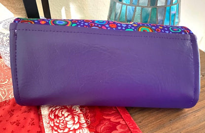 Ready to Ship Necessary Clutch Wallet NCW Organizer Credit Cards Zippered Purple Passion