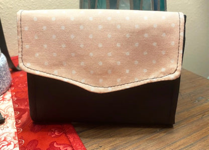 Ready to Ship Necessary Clutch Wallet Mini NCW Organizer Credit Cards Zippered Purple or Aqua