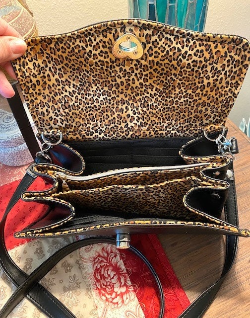 Cheetah Clutch with good credit card slots