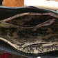 Handbag Purse Tote Large Black White Vinyl Toile inside Cielo Bag