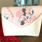 Ready to Ship Wallet Mini Credit Cards Zippered Minnie Mouse White Vinyl