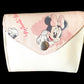 Ready to Ship Wallet Mini Credit Cards Zippered Minnie Mouse White Vinyl