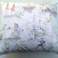 Throw Pillow Cover Over the Moon Nursery Rhyme Toile Baby Girl Boy Shower Gift