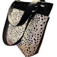 JeannieBag Medium Handbag Shoulder bag Tote Black White or Blue Floral
