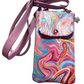Zip 'N Go Crossbody Bag Psychedelic Vinyl Purple