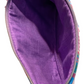 Zip 'N Go Crossbody Bag Psychedelic Vinyl Purple